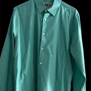 Express 1MX Dress Shirt - Seafoam Green, Large